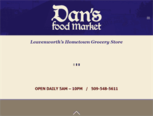Tablet Screenshot of dansfoodmarket.com